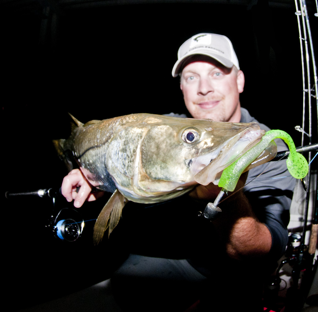 Snook in the Darkness – Sewell Rod for Large Soft Baits