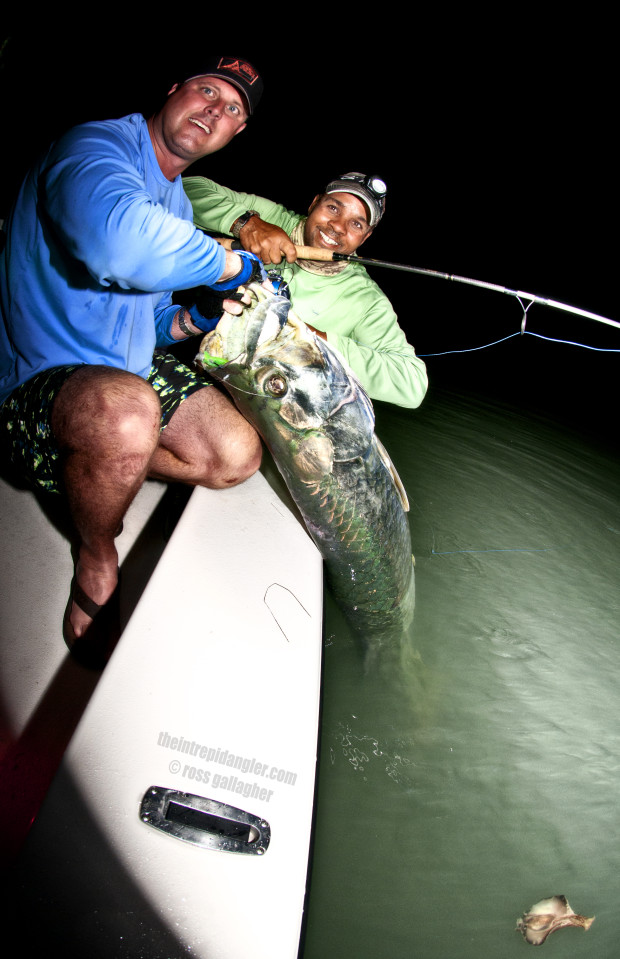 Jay-Clark-Boatside-Hogy-Paddle-Tarpon-IA-620x959 Southwest Florida Tarpon Season In Full Swing 2014 Reports Fishing Reports  
