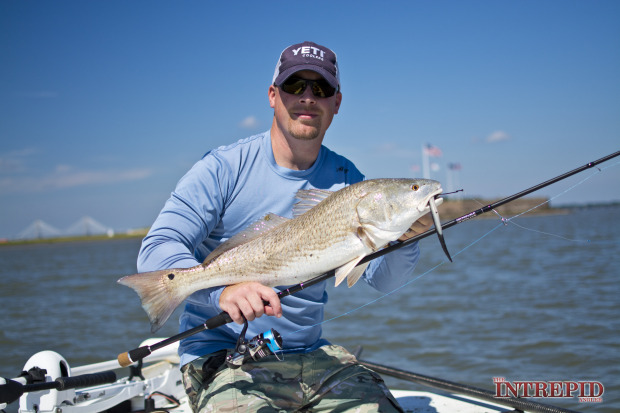 SC-Redfish-Hogy-Sewell-WM-620x413 Great Times In Low Country - Charleston Bay Shrimping & Red Fishing 2014 Reports Fishing Reports  