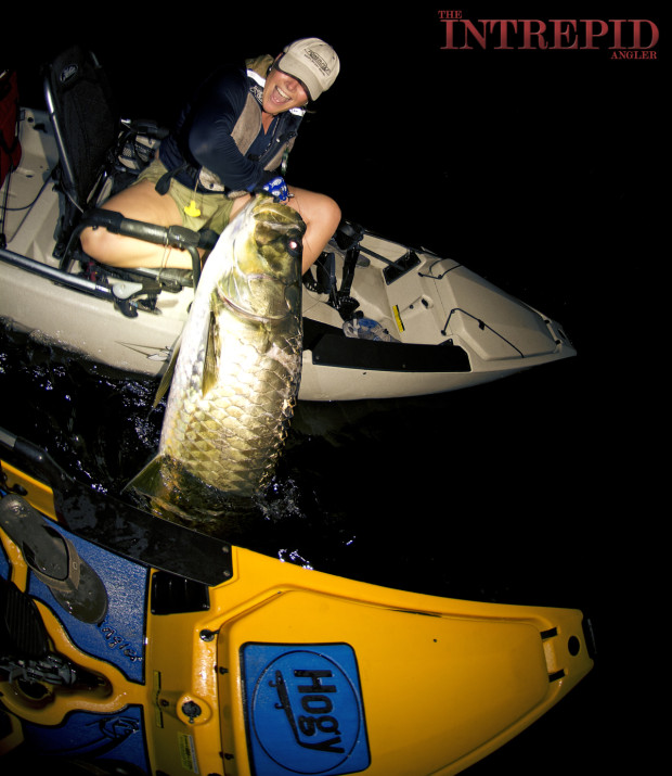 LIZ-HOBIE-TARPON-BOATSIDE-LIFT-GRIP-WM-1200-620x715 In A Game Of Kings - Southwest Florida May Tarpon Report 2015 Reports Fishing Reports  