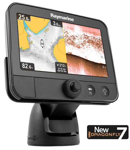 Dragonfly-7-Split-with-logo-bottom Video: Tarpon on Raymarine Dragonfly 7 CHIRP DownVision Sonar Product Reviews Tarpon Videos Videos  